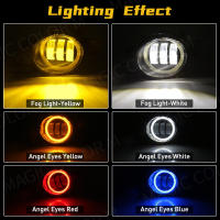 2 X Angel Eye Asamblea De Luz Antiniebla Para Nissan X-Trail Rogue T32 2014 2015 2016 Lente LED Faro Diurno DRL H11 12V - details 1