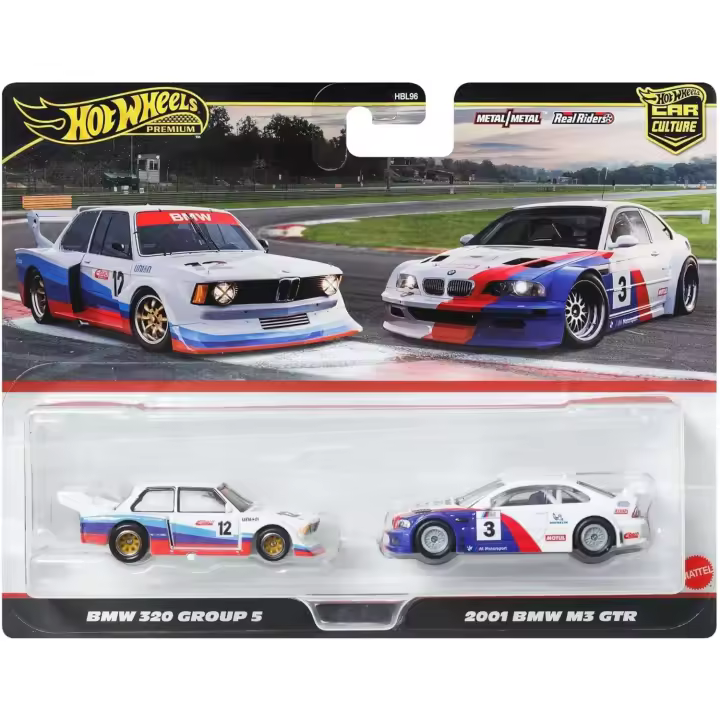 Hot Wheels Premium pack 2 BMW E46 GTR y BMW 320 Grupo 5 JBK99 - 1