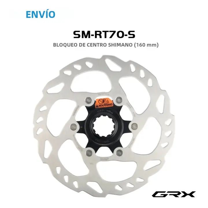 Freno De Disco Shimano Center Lock SM-RT70 160mm Para Bicicleta De Carretera Y MTB Ice Technologies Rotors Serie Record SLX M7000 - 1