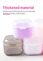 Caja De Almacenamiento Para Uñas LUSLUKING Doble Capa De Filtro Cuadrada Para Bricolaje En Herramientas De Manicura Contenedor De Limpieza De Cepillo De Uñas - details 5