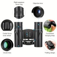 40X22 foldable binoculars BAK4 prism , compact and portable suitable for fishing tourism - details 4