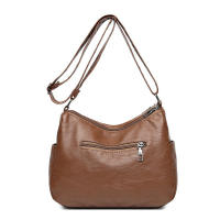 Bolso De Hombro Y Cruzado De Cuero PU Vintage Para Mujer De Alta Calidad Con Multípodos Diseño De Lujo Bolso De Mujer - details 13