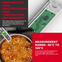 HABOTEST HT691 Termómetro De Leer Instantáneo Para Carne Y Cocina Termómetro De Proa Para Barbacoa Asado Res Freído Profundo - details 10