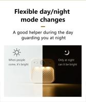 Lámpara Nocturna LED Con Sensor De Movimiento Recargable Cuadrada 3 Colores Ajustables Iluminación Para Dormitorio Escaleras Armario - details 3