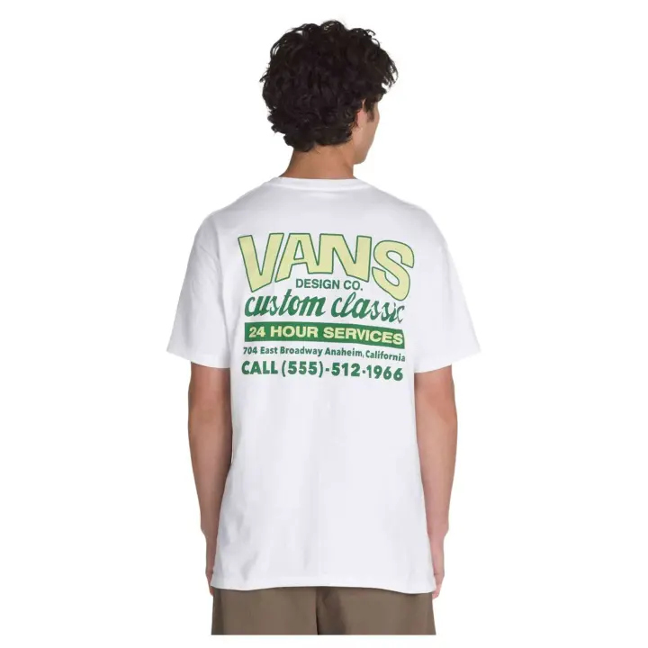 Camisetas marca Vans modelo Vn000M60Wht1 para hombre en color blanco - 1