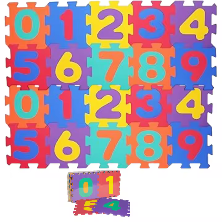 Nakloe - Alfombra puzzle - Suelo puzzle -  (9 o 26 piezas) - Puzzle suelo goma eva - Puzzle suelo - Puzzle suelo bebe - Puzzle bebe suelo - - 1