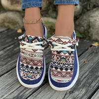 Zapatos De Caminar Para Mujer Primavera Otoño Nuevo Colorido Casual Cómodo Bocón Plataforma Gruesa Suela Tenis De Encaje Redondo - details 3
