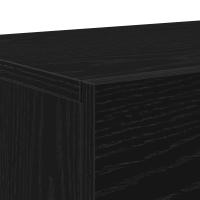 Cabinet de Televisión vidaXL Negro Roble 150x30x50 cm Madera Elaborada - details 6