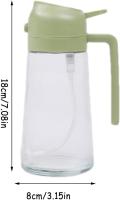Pulverizador de Aceite de Cocina, Botella de Spray de Aceite de 470 ml, Pulverizador de Aceite 2 en 1 Que Puede Rociar y Verter Aceite, Adecuado Para Cocinar, Hornear, Barbacoa - details 7