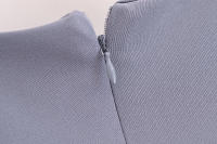 Vestido De Moda Con Cuello En V Profundo Estilo Europeo Y Americano Para Mujer Con Cinturón Y Pliegues Slim De Manga Larga Para Otoño - details 16