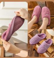 Zapatillas De Invierno Unisex Algodón Tacones Plano Antideslizantes Para Hombre Y Mujer Pantuflas De Plush Cálidas Para El Hogar Pareja - details 13