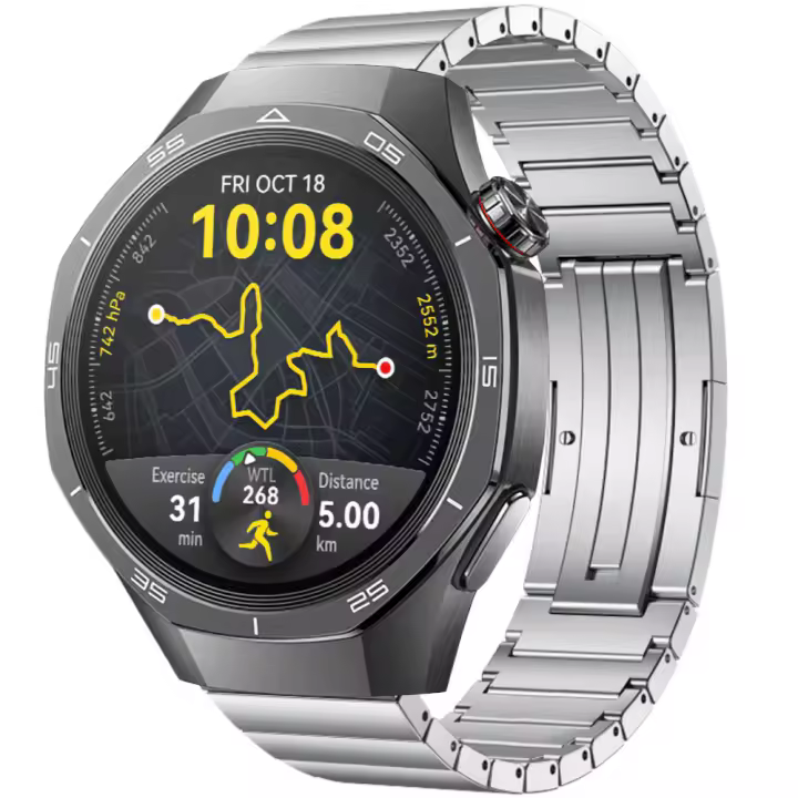 Correa de Titanio Huawei Watch GT 5 - 46mm / GT 5 - 46mm / GT 4 - 46mm / Amazfit GTR 4 / Bip 5 / Garmin Vivoactive 4, Pulsera Aleación de Titanio Ancho 22mm - 1