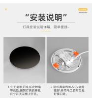 Luz De Panel LED Ultra Delgada Para Techo 50mm-200mm Ajustable Luz De Pared Interior AC85-265V Fuente De Luz LED Material De Aluminio - details 18