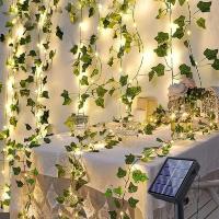 Luces De Garlanda LED Solar Para Jardín Impermeables 20/50/100 Luces De Hadas Para Decoración De Fiesta De Boda Y Navidad - details 0