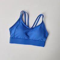 Top De Yoga Para Mujer Verano Absorbedor De Choques Con Bonito Contrafuerte Deportivo Y Profesional Para Pilates Material De Nylon - details 11