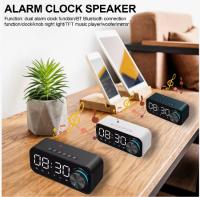 Reloj Despertador with Radio Digital, Altavoz with Bluetooth, Pantalla LED de Hora y Alarma y surface de Espejo para escritorio - details 3
