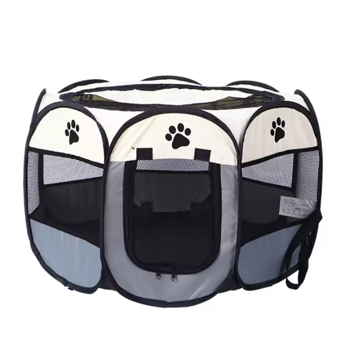 Casa De Mascota Para Perro Y Gato Tentación Al Aire Libre Plegable Portátil Transpirable Para Verano Adecuado Para Camping Accesorios Para Mascotas - 1