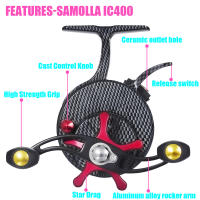 SAMOLLA Carrete De Pesca En Hielo Nueva Rueda De Invierno Con Sistema De Caída Magnético Ultra Suave De 3.5:1 Portátil 8KG De Arrastre Para Pesca En Río Lago Mar Y Reservorio - details 4