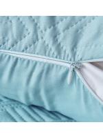 STARLEY-Colcha Bouti de verano fresca, ligera, reversible y elegante cama 90-cama 150cm,tejido 100% poliéster, relleno 100% poliéster 90 g/m2,Incluye fundas de almohada 50x70cm (Cama de 90 con 1 funda de almohada y cama de 135/150/180 con 2 fundas de almo - details 8