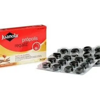 Juanola® Própolis Con Miel Sabor Regaliz 24Uds - 1