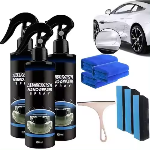 Nano spray de reparación, nano spray de reparación de arañazos de coche, nano spray de eliminación de arañazos de coche, nano spray de reparación de arañazos de coche (3 piezas) - 1