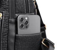 Mochila De Cuero De Alta Calidad Para Mujer Bolsa De Viaje Con Gran Capacidad Bolsa Escolar Estilo De Moda Mochilas Para Damas - details 21