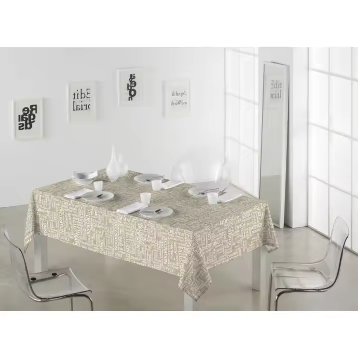 SABANALIA - Mantel de tela antimanchas Arte: Elegancia, Durabilidad y Practicidad para tu Mesa (Disponible en varias medidas) - 1
