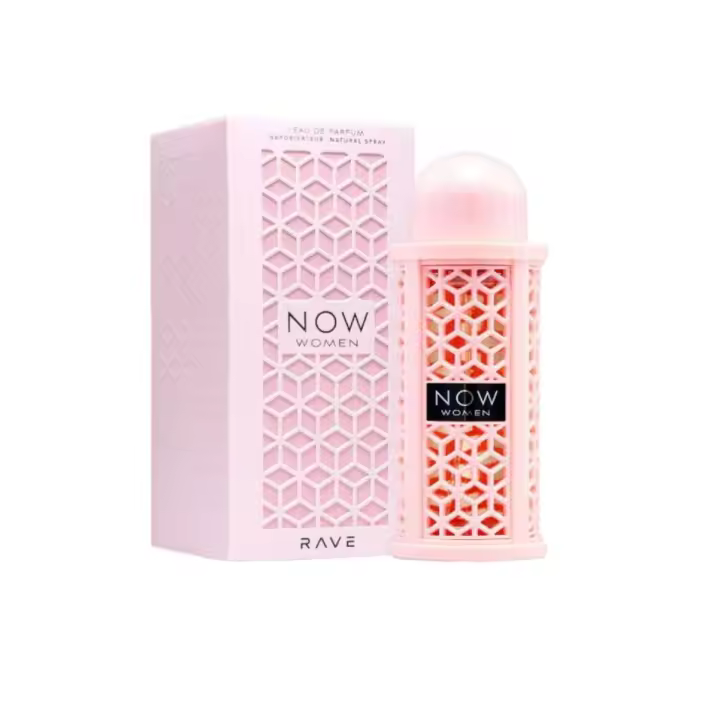 Rave Now Woman Eau de Perfume 100ml para Mujer fragancia elegante y diseño único en rosa. - 1