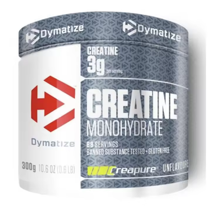 Creatina Monohidrato Creapure 300gr Dymatize mejoraelrendimientomuscular - 1