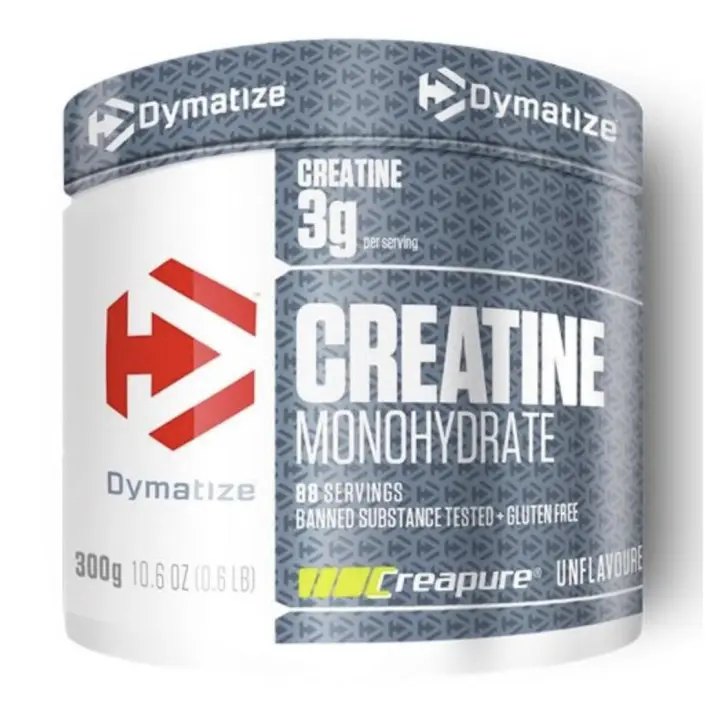 Creatina Monohidrato Creapure 300gr Dymatize mejoraelrendimientomuscular - 1