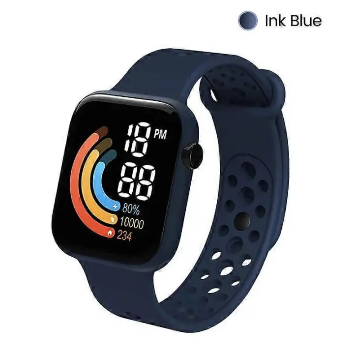 Niños Reloj electrónico ajustable Correa de silicona impermeable Relojes para niños - 1