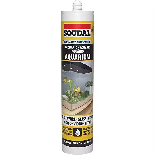 Soudal - Silicona para acuario transparente 300ml - 1