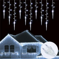 Luces De Navidad En Forma De Copo De Nieve Para Ventanas Decoración De Jardín Con Guirnalda LED De Hielo Luz Fae Tirada En 8 Modos Con Enchufe EU Nuevo Año 2025 - details 9