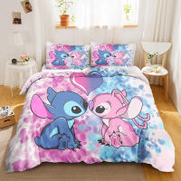 Juego De Sábanas Lilo Y Stitch 3pcs 100% Poliéster Sin Relleno Para Niños Y Niñas Diseño De Stitch Cama De Poliéster - details 11