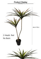 Planta Artificial De Dracaena Tropical Grande 90-120 Cm En Maceta Hojas De Palmera Falsas Para Decoración De Interiores Y Jardín - details 3