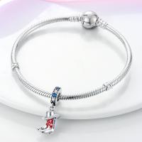 Colgante De Serie Trabajo Y Carrera En Color Plata Para Pulsera Pandora DIY Joyería Para Mujer Zirconia Metálica De Plata - details 0