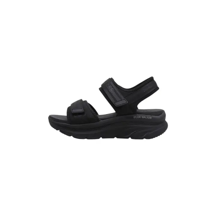 Skechers D'LUX WALKER Sandalias Planas Mujer Negro - 1