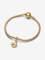 Pandora - Charm Colgante Unicornio Mecedor-Plata de Lei, Baño de Oro de 14K - details 1