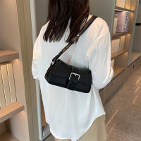 Bolso Bandolera De Cuero Sólido Para Mujer Estilo Lujo Diseñador Bolso De Hombro Underarm Moda 2024 Bolsos Y Monederos Para Dama - details 5
