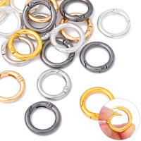 Aceros Alianza Abierta Alrededor De 10pcs Anillo Circular Hebilla De Luggage Hebilla Circular Colgante Para Luggage Anillo De Luggage De Aleación De Metal - details 0