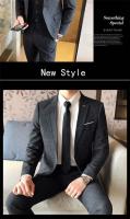 Traje De Moda Para Hombre 2025 (Blazer+Chaleco+Pantalones) Estilo Artístico Casuero Elegante Talla M-5XL Adecuado Para Bodas Y Trabajo - details 36