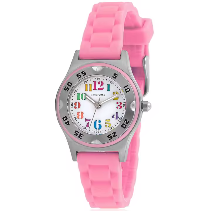 Time Force Tf3359b11  Reloj Para Para Mujer Color Rosa - 1