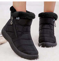 Botas De Invierno Para Mujer Botas De Nieve Impermeables Y Ligeras De Caña Alta Calzado Casual Con Forro De Pluma Y Suela De Goma - details 5