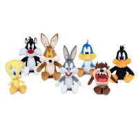 PLAY BY PLAY-LOONEY TUNES PELUCHE SOFT SENTADO 7MODELO 30CM,PIOLIN AMARILLO,TAZ MANIA MARRON PERRO,CORRECAMINA AZUL,BUGS CONEJO GRIS,SIVIE NEGRO LOBO,PATO LUCA NEGRO,ORGINALES, REGALO,COLECCION, - details 7
