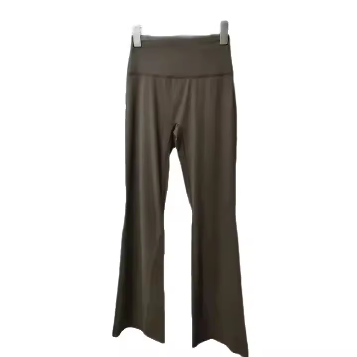 Leggings De Yoga Para Mujer Cintura Alta Flared Transpirables Para Gimnasio Y Ropa Casual Pantalones Deportivos De Pierna Ancha - 1