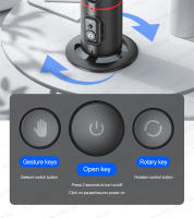 AXNEN P02 Stabilizador Gimbal De Seguimiento 360 Rotación Con Control Remoto Para Teléfono Fotografía En Vivo De Tiktok - details 13