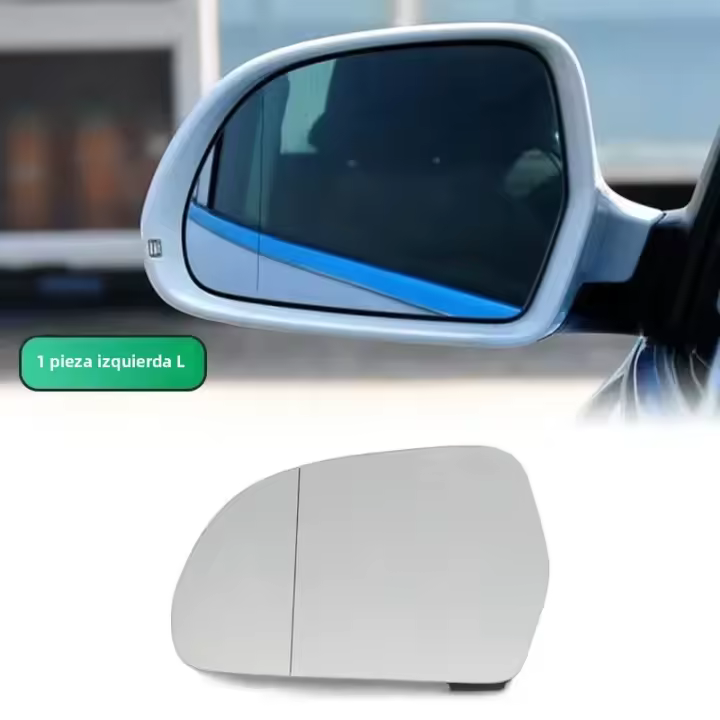 Espejo Exterior Audi A4 S4 B8 8K 08-09 A5 S5 B8 8K 07-09 A8 S8 D3 Q3 SQ3 A3 8P Vidrio De Espejo Retrovisor Ancho Ángulo Amplio - 1