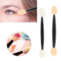 100Pcs Cepillo De Uñas Con Esponja Doble Cara Aplicador De Polvo De Uñas Espejo Pigmento De Cromo Fácil Cepillo De Maquillaje Herramientas De Latex - details 7