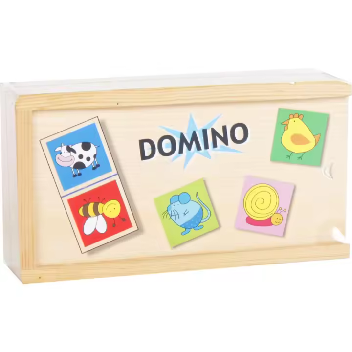 Dominó Animalitos Juguetes construcción de madera NATURPLAY - 1
