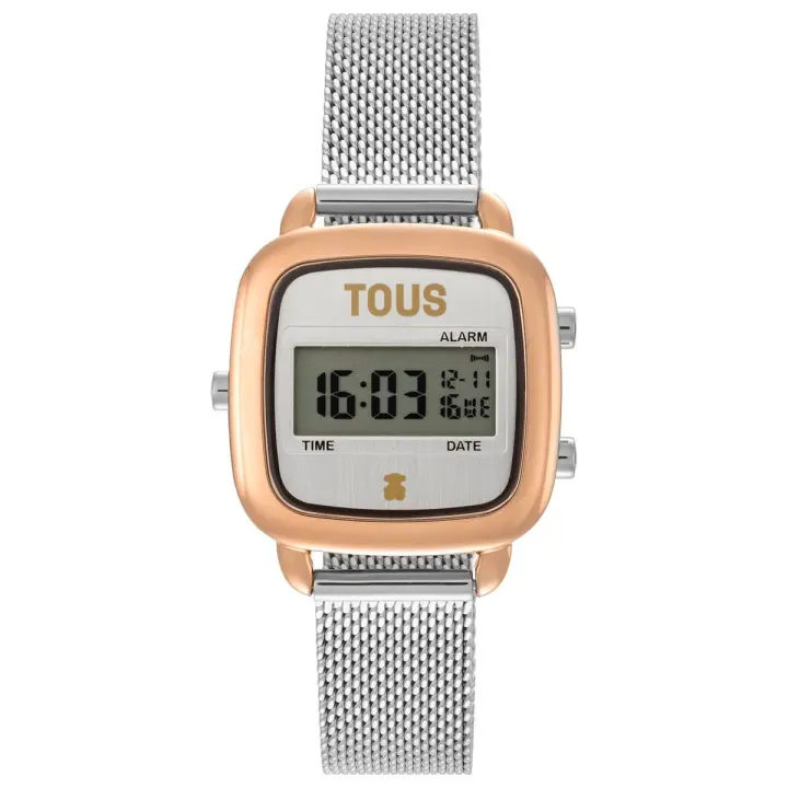 Reloj Tous D-logo mini digital bicolor rosado     ORIGINAL con garantía y packaging oficiales de la firma - 1